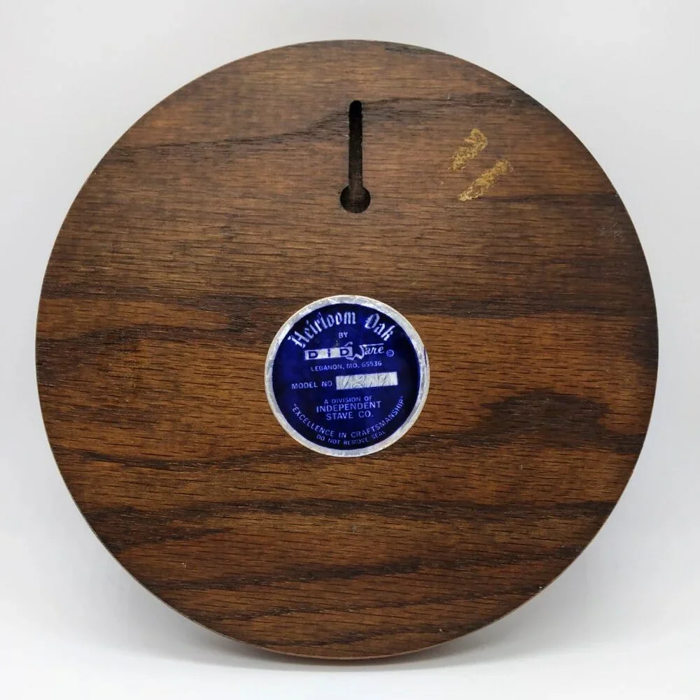 Heirloom Oak by Didware Vintage Oak Wood and Tile Trivet 7.25